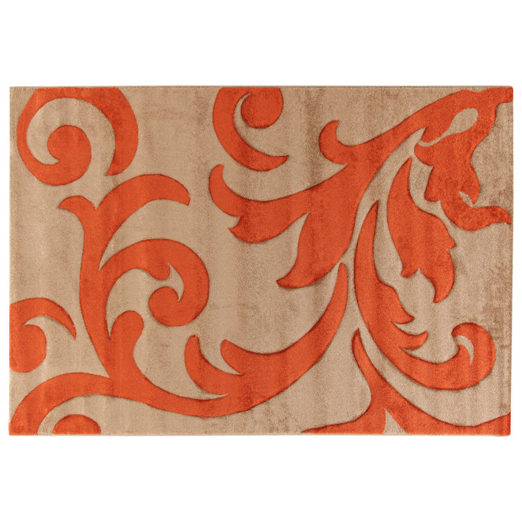 ClassicLiving 150 X 80 Beige/Orange Area Rug Wayfair.co.uk